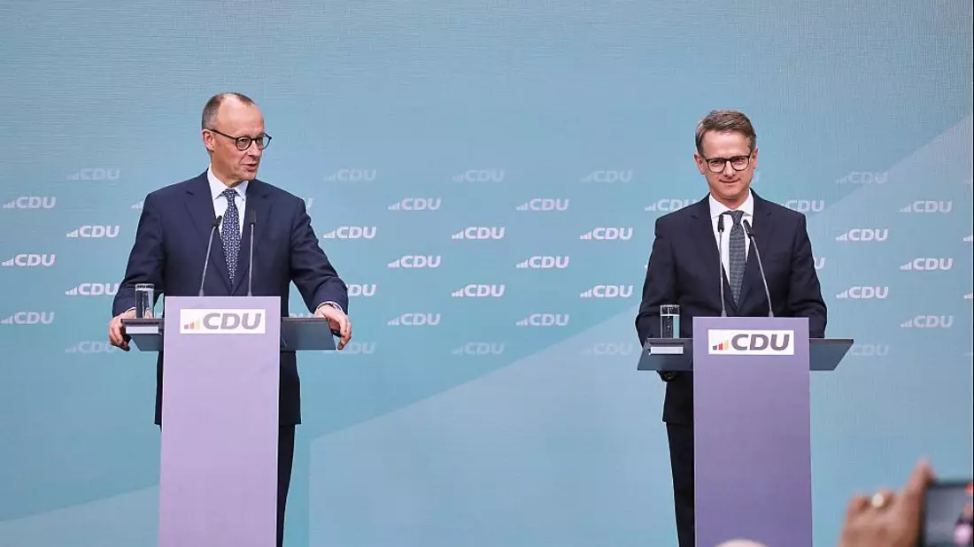 Friedrich Merz und Carsten Linnemann (Archiv) - Bild: über dts Nachrichtenagentur