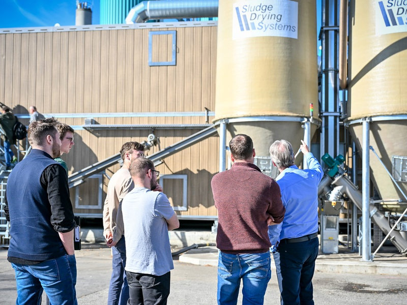 Junge DWA zu Gast in Kempten: michel gmbh präsentiert innovative Lösungen zur Schlammtrocknung - Foto: presseportal.de