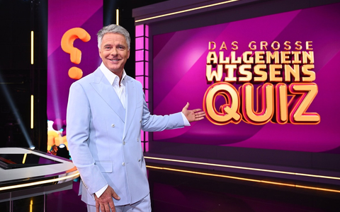 Donnerstag bleibt Quiztag in SAT.1. Jörg Pilawa quizzt im Mai in neuen Folgen Das große Allgemeinwissensquiz - Foto: Joyn/Willi Weber, presseportal.de