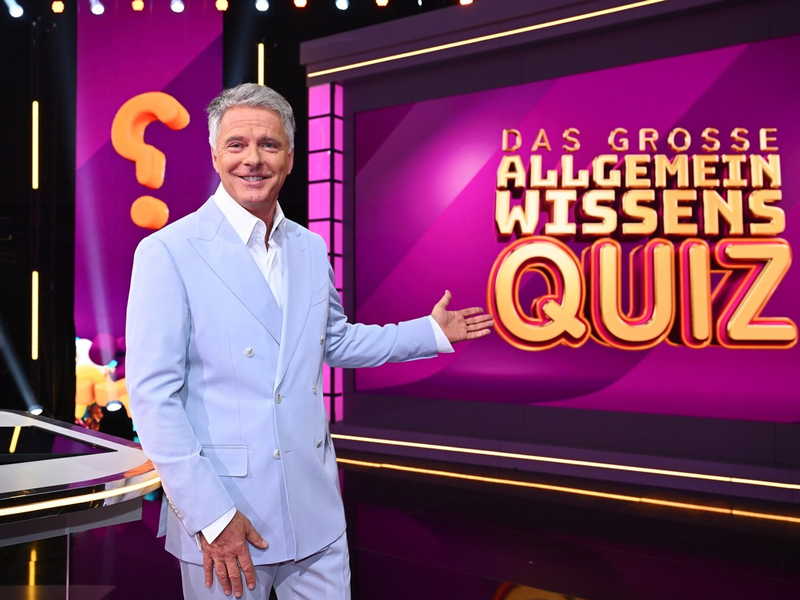Donnerstag bleibt Quiztag in SAT.1. Jörg Pilawa quizzt im Mai in neuen Folgen Das große Allgemeinwissensquiz - Foto: Joyn/Willi Weber, presseportal.de