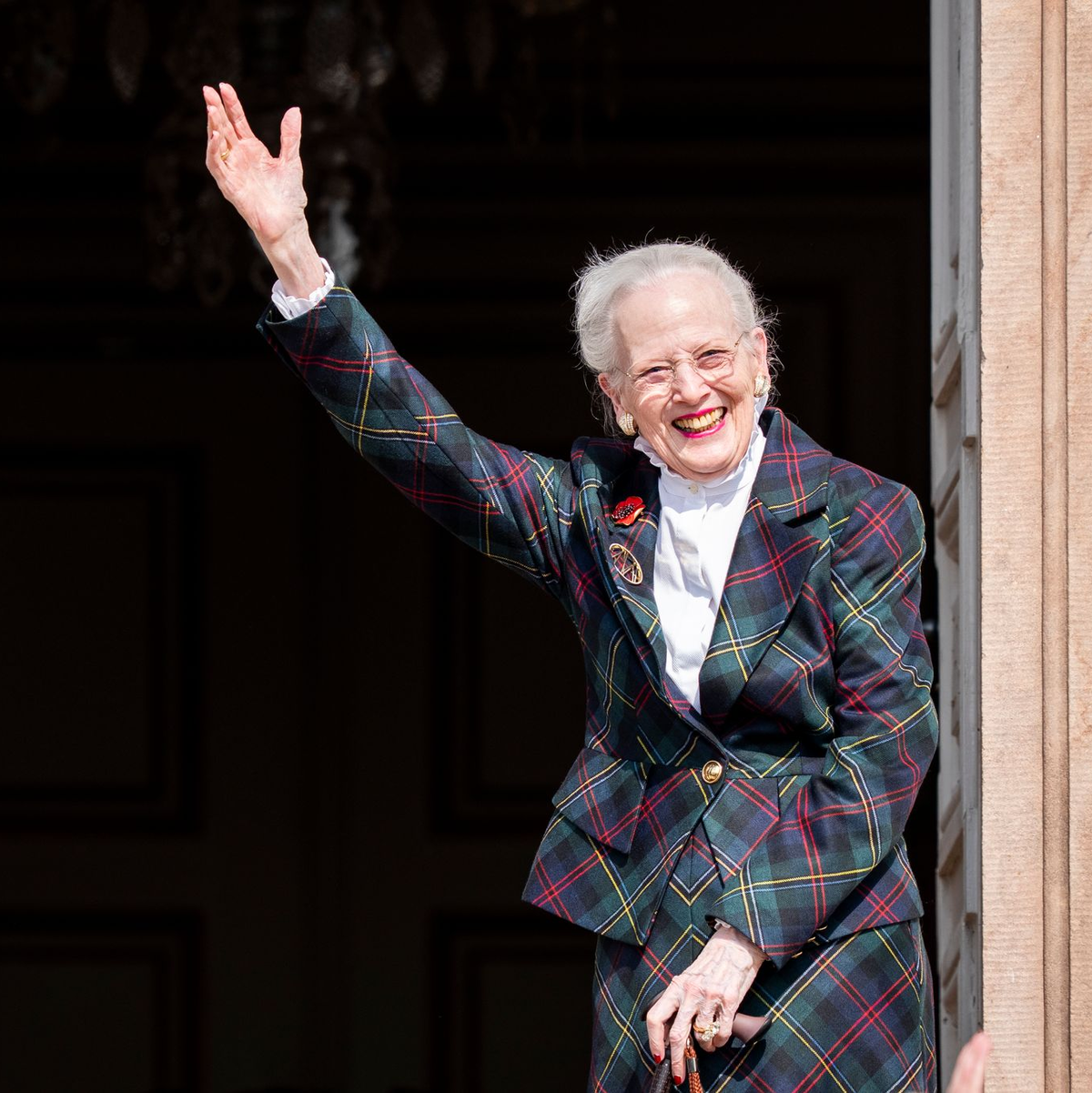Königin Margrethe feiert ihren 85. Geburtstag im Kreise ihrer Familie - Foto: Ida Marie Odgaard/Ritzau Scanpix Foto/AP/dpa