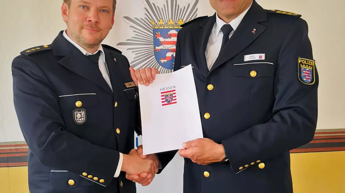 POL-DA: Heppenheim: Kriminaldirektor Benjamin Henne übernimmt offiziell die Leitung der Polizeidirektion Bergstraße - Bild: presseportal.de