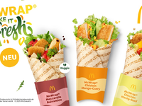 #takeitfresh: Die neuen McWrap® Varianten von McDonald's Deutschland - Foto: presseportal.de