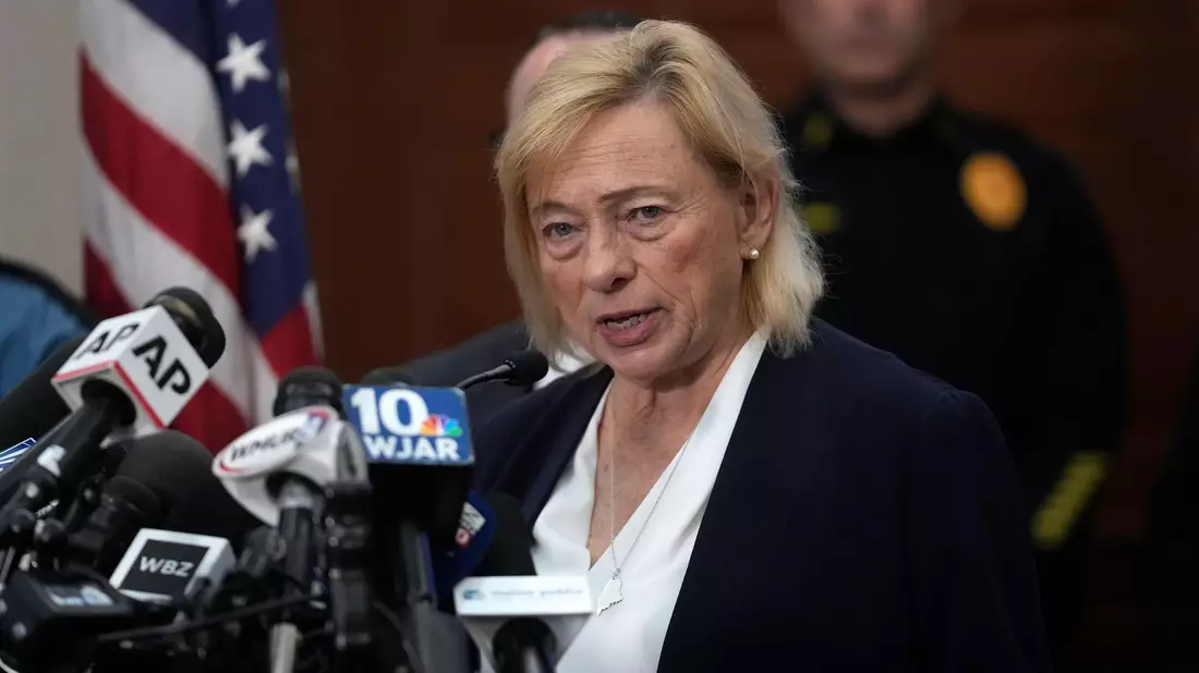 Maines Gouverneurin Janet Mills. Die Trump-Regierung verklagt den US-Bundesstaat an der Ostküste. (Archivfoto) - Bild: Steven Senne/AP/dpa
