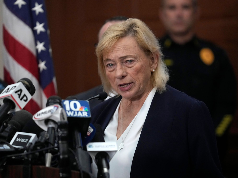 Maines Gouverneurin Janet Mills. Die Trump-Regierung verklagt den US-Bundesstaat an der Ostküste. (Archivfoto) - Foto: Steven Senne/AP/dpa