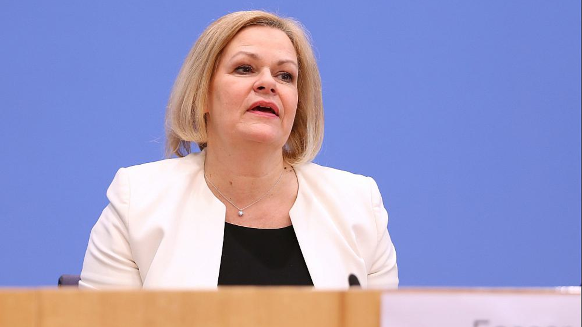 Nancy Faeser (Archiv) - Foto: über dts Nachrichtenagentur