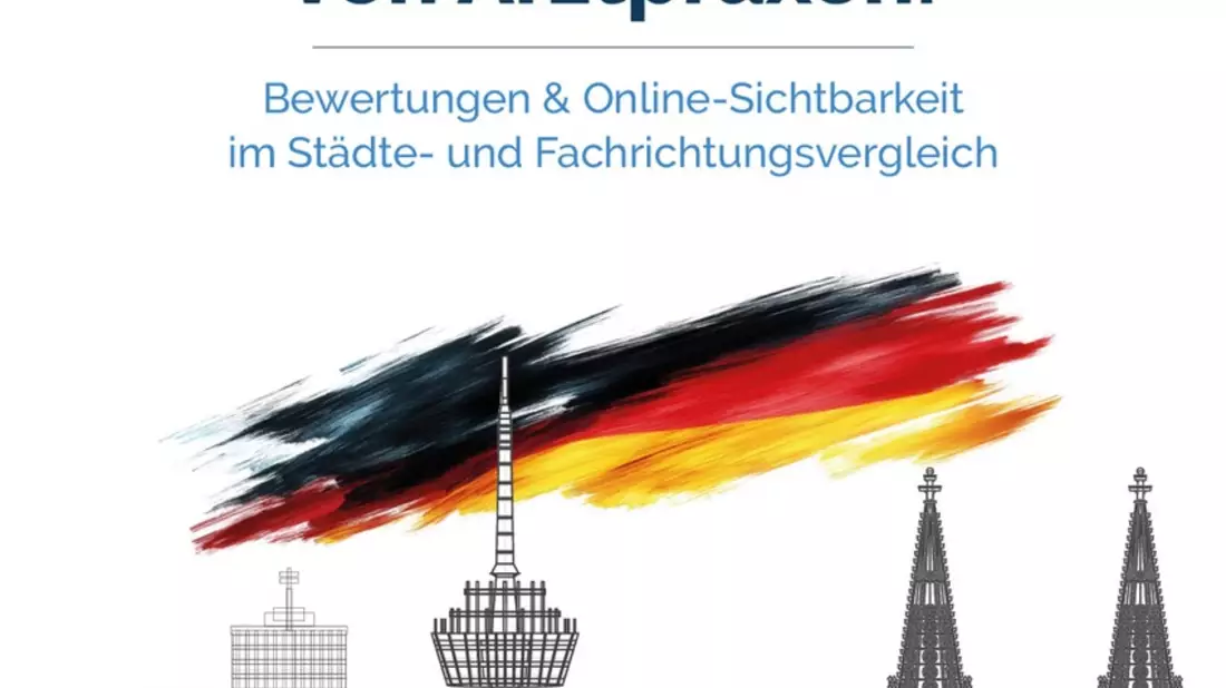 Studie enthüllt: Wie sichtbar - und wie gut bewertet - sind Deutschlands Arztpraxen? / Doc-Marketing.de analysiert 12.882 Praxen aus 40 Städten & 9 Fachrichtungen mit Fokus auf Selbstzahlerleistungen - Bild: presseportal.de