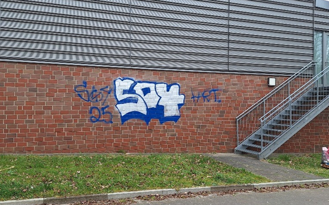 POL-EL: Salzbergen - Sachbeschädigung durch Farbschmierereien - Foto: presseportal.de