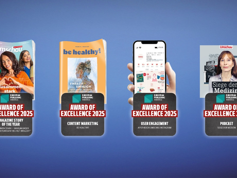 Vierfacher Erfolg für die Wort & Bild Mediengruppe bei den European Publishing Awards 2025 - Foto: presseportal.de