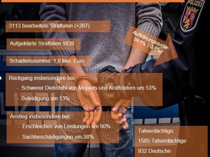 POL-PDLD: Kriminalstatistik 2024 - Polizeiinspektion Wörth am Rhein - Foto: presseportal.de