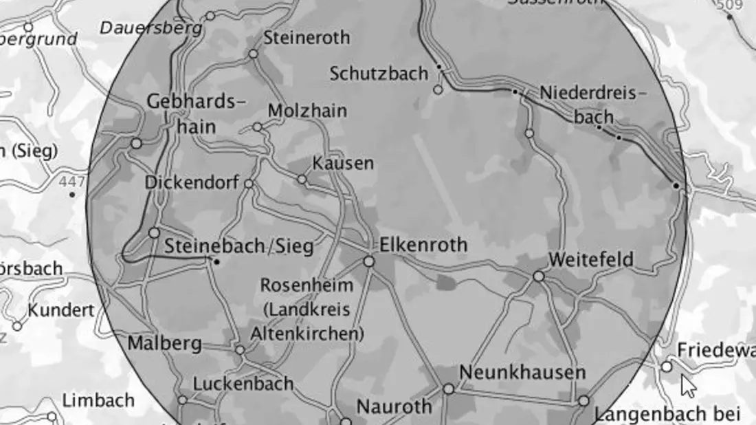 POL-PPKO: Einsatzmaßnahmen Weitefeld: Flugverbotszone eingerichtet - Bild: presseportal.de