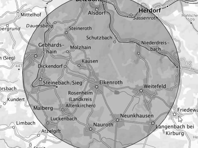 POL-PPKO: Einsatzmaßnahmen Weitefeld: Flugverbotszone eingerichtet - Foto: presseportal.de