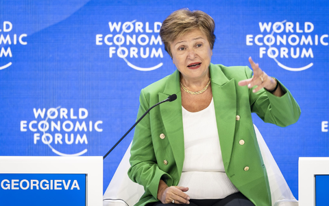 Nach den Worten von IWF-Chefin Kristalina Georgiewa ist die Unsicherheit «buchstäblich durch die Decke gegangen». (Archivbild) - Foto: Michael Buholzer/KEYSTONE/dpa