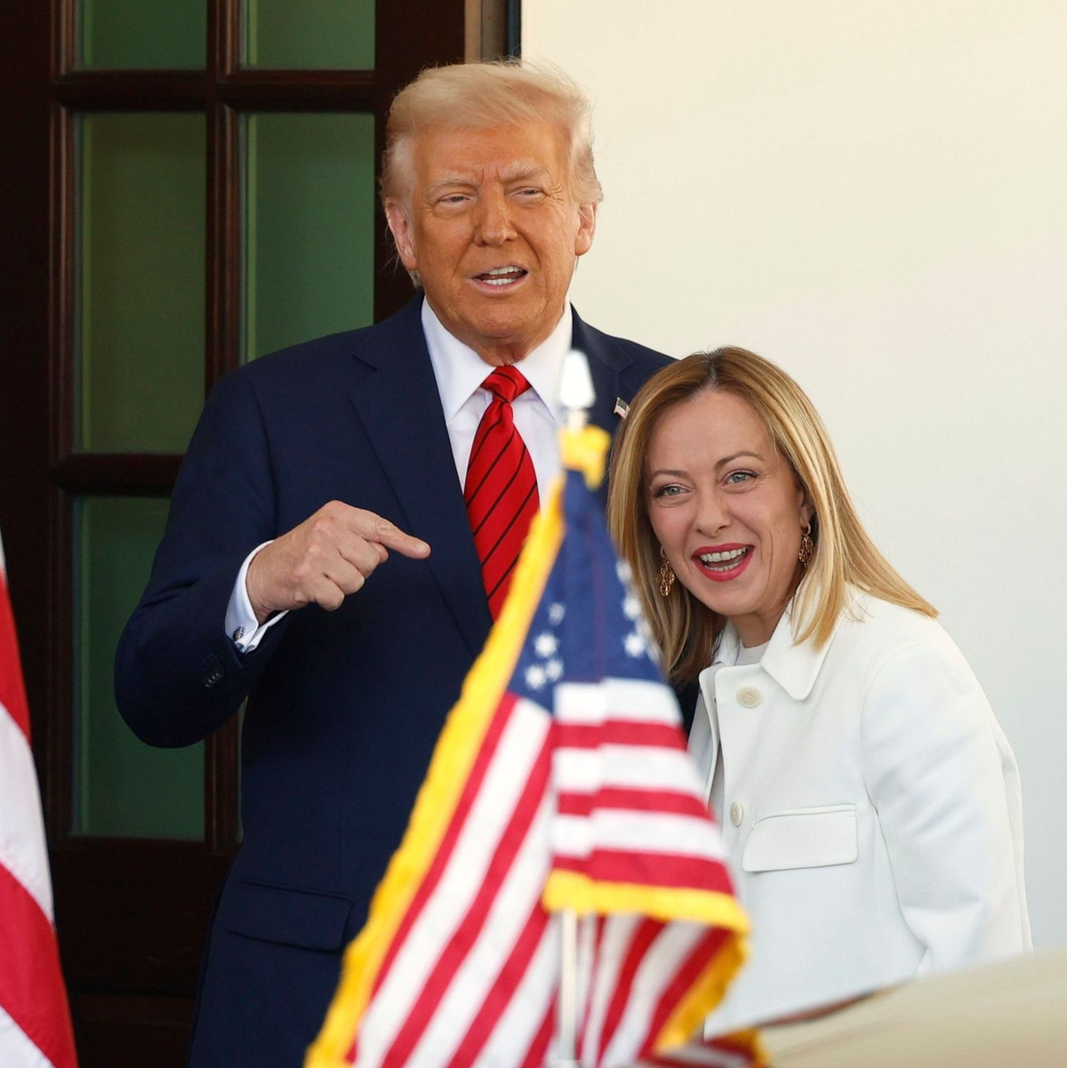 Trump hat sich erneut über seinen Amtsvorgänger Joe Biden ausgelassen.  - Foto: Alex Brandon/AP/dpa