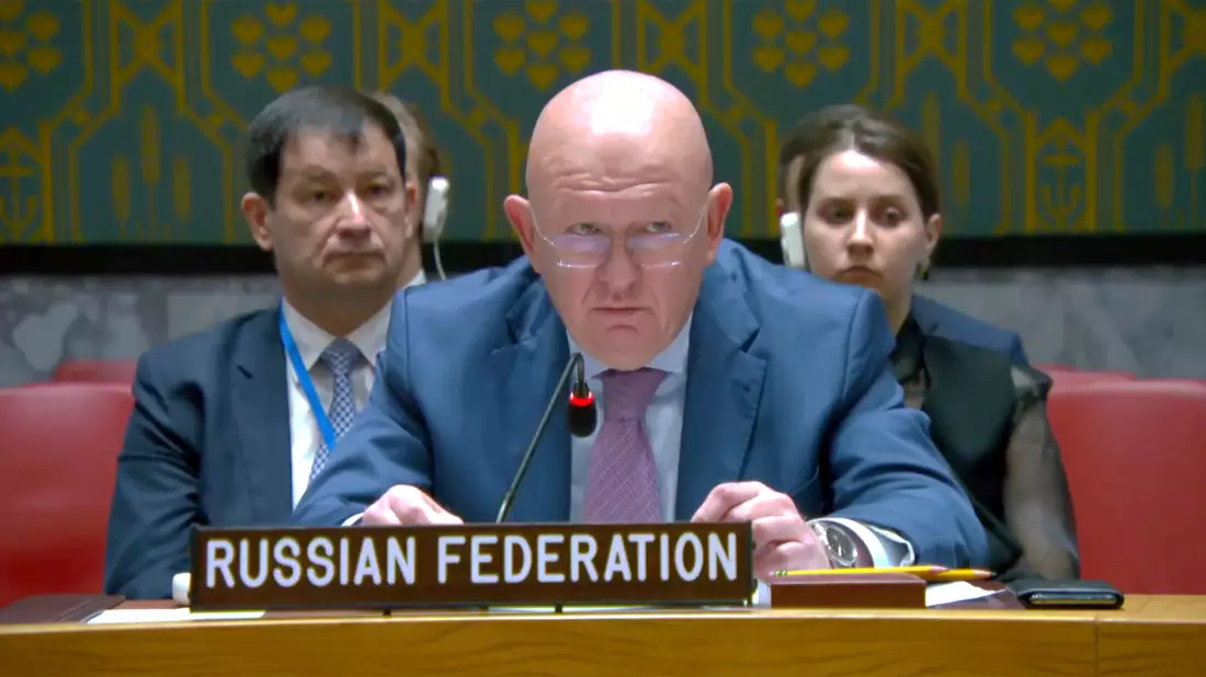 Russlands UN-Botschafter Nebensja dämpft Hoffnungen auf eine Waffenruhe in der Ukraine. (Archivbild) - Bild: -/UNTV/AP/dpa