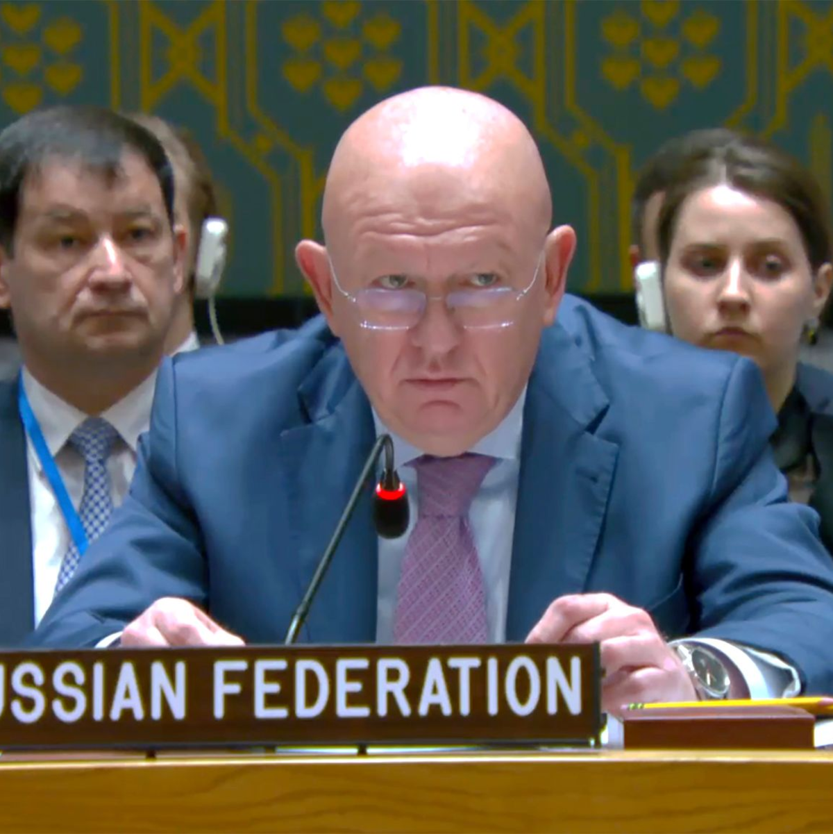 Russlands UN-Botschafter Nebensja dämpft Hoffnungen auf einen Waffenstillstand in der Ukraine. (Archivbild) - Foto: -/UNTV/AP/dpa