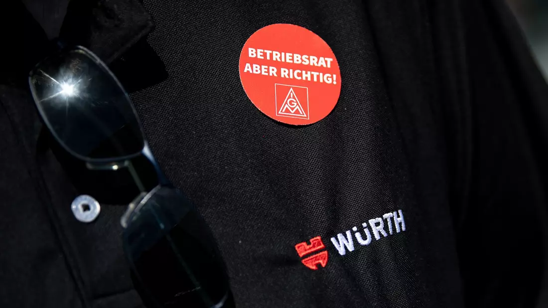 Erst vor wenigen Jahren wurde bei Würth ein Betriebsrat gegründet. - Bild: Fabian Sommer/dpa