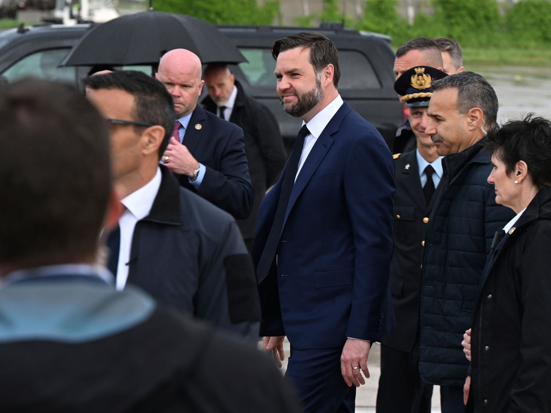 US-Vizepräsident JD Vance wurde als Erwachsener Katholik.  - Foto: Kenny Holston/Pool The New York Times/AP/dpa