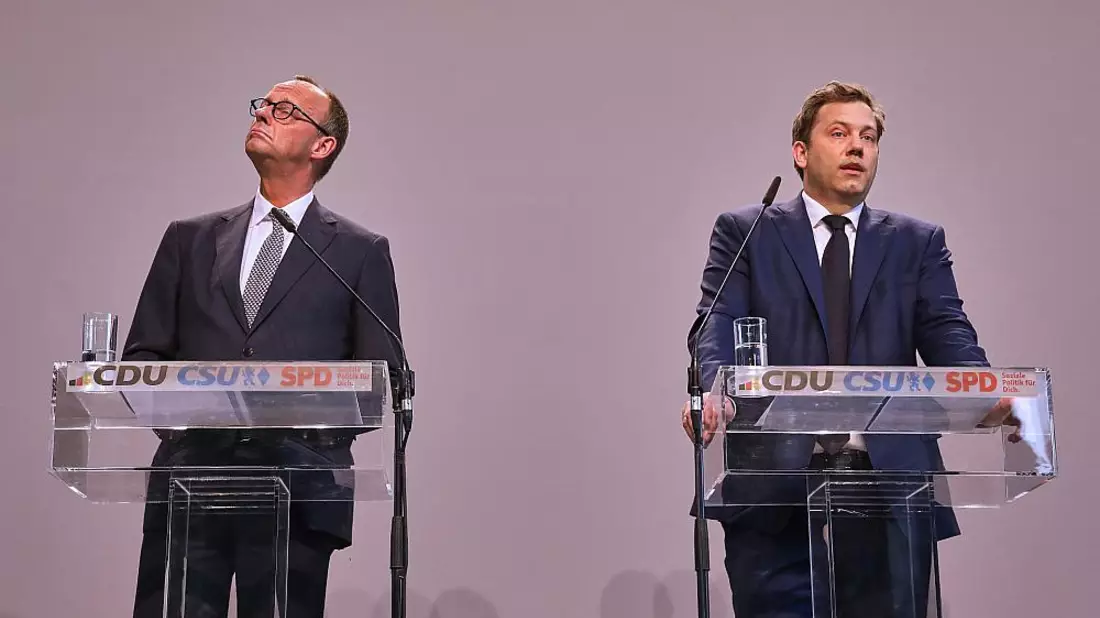 Friedrich Merz, Lars Klingbeil (Archiv) - Bild: über dts Nachrichtenagentur