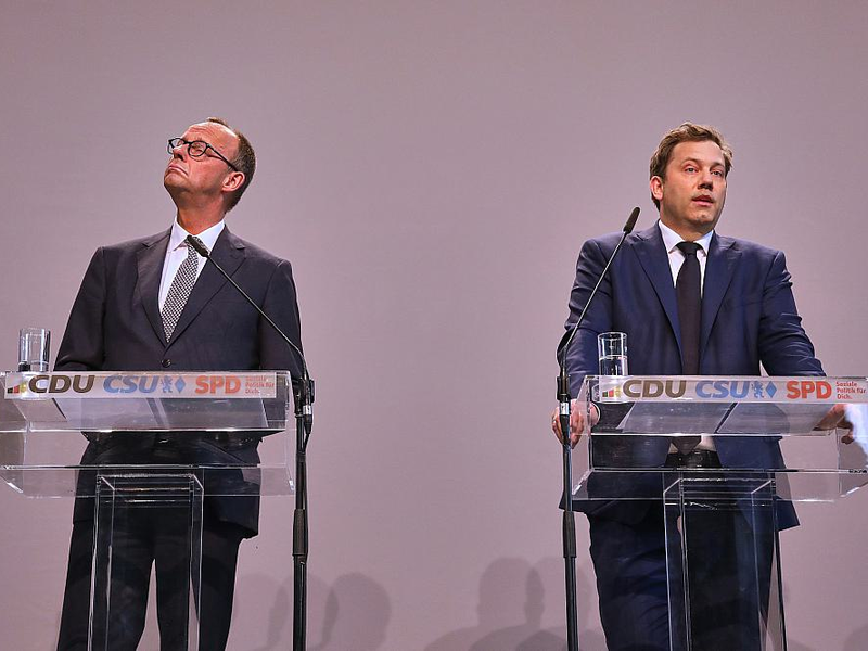 Friedrich Merz, Lars Klingbeil (Archiv) - Foto: über dts Nachrichtenagentur