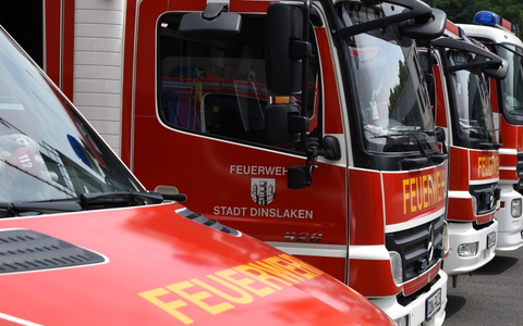 FW Dinslaken: Gemeldeter Brand auf der Talstraße - Foto: presseportal.de