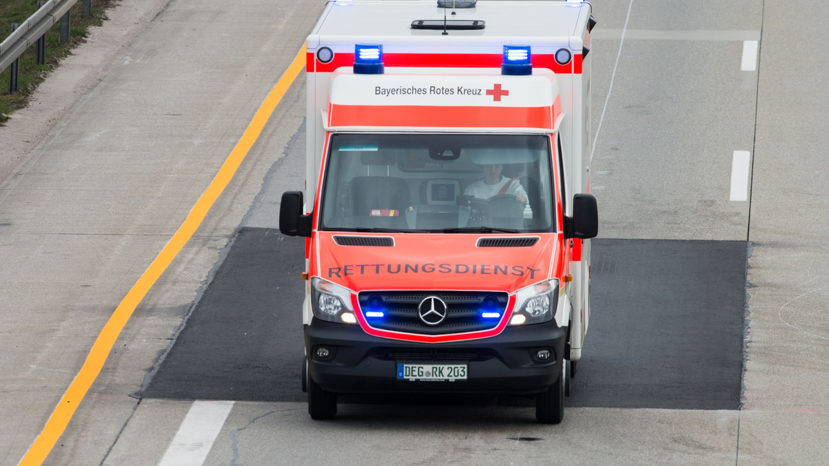 Die Rettungskräfte brachten den Mann in ein Krankenhaus. (Symbolbild) - Foto: Armin Weigel/dpa