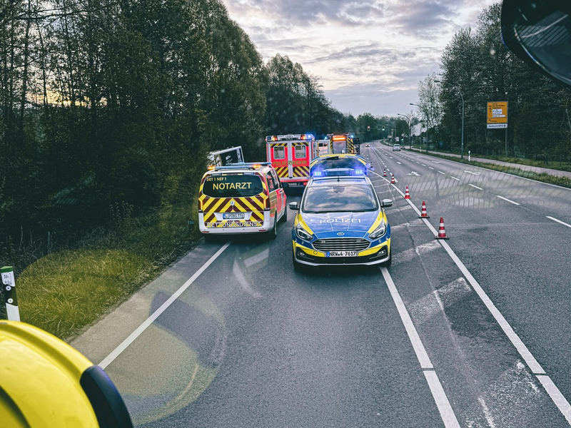 FW-DT: Alleinunfall mit LKW - Foto: presseportal.de