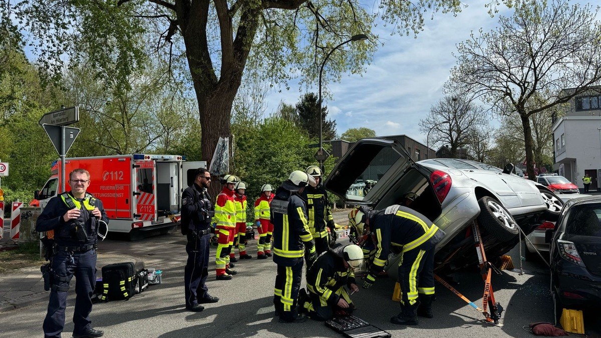 FW-BO: Kurioser Unfall - Foto: presseportal.de
