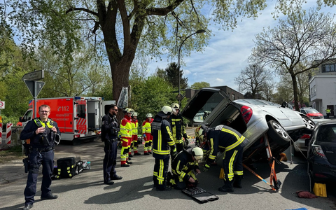 FW-BO: Kurioser Unfall - Foto: presseportal.de