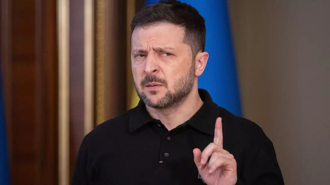 Selenskyj reagiert skeptisch auf Putins Ankündigung. (Archivbild) - Bild: Efrem Lukatsky/AP/dpa
