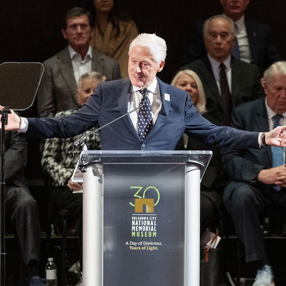 Gedenken am 30. Jahrestag des Anschlags mit 168 Toten  - Foto: Alonzo Adams/FR159426 AP/AP/dpa