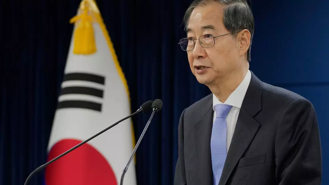 Es wird angenommen, dass Südkoreas Übergangspräsident Han Duck Soo bei den anstehenden Neuwahlen antreten will. (Archivbild) - Bild: Ahn Young-joon/AP Pool/dpa