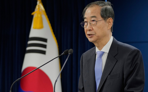 Es wird angenommen, dass Südkoreas Übergangspräsident Han Duck Soo bei den anstehenden Neuwahlen antreten will. (Archivbild) - Foto: Ahn Young-joon/AP Pool/dpa