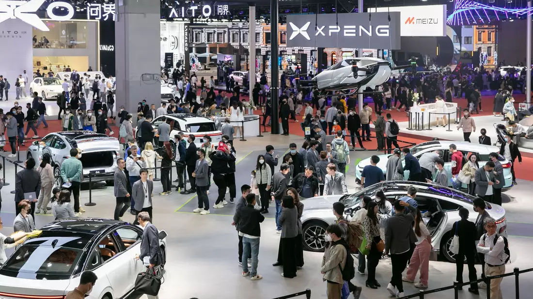 China ist der größte Automarkt der Welt, was die Messe besonders wichtig macht. (Archivbild) - Bild: Wang Xiang/XinHua/dpa