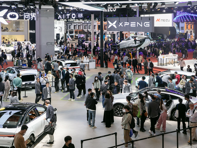 China ist der größte Automarkt der Welt, was die Messe besonders wichtig macht. (Archivbild) - Foto: Wang Xiang/XinHua/dpa