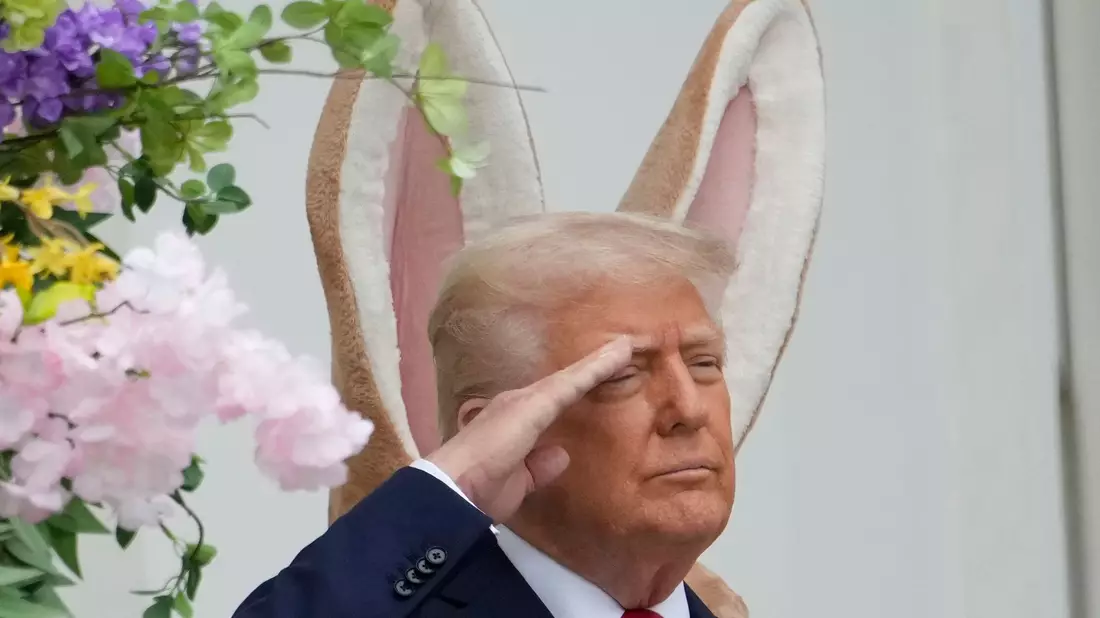 Großes Familienfest an Ostern im Weißen Haus. - Bild: Alex Brandon/AP/dpa