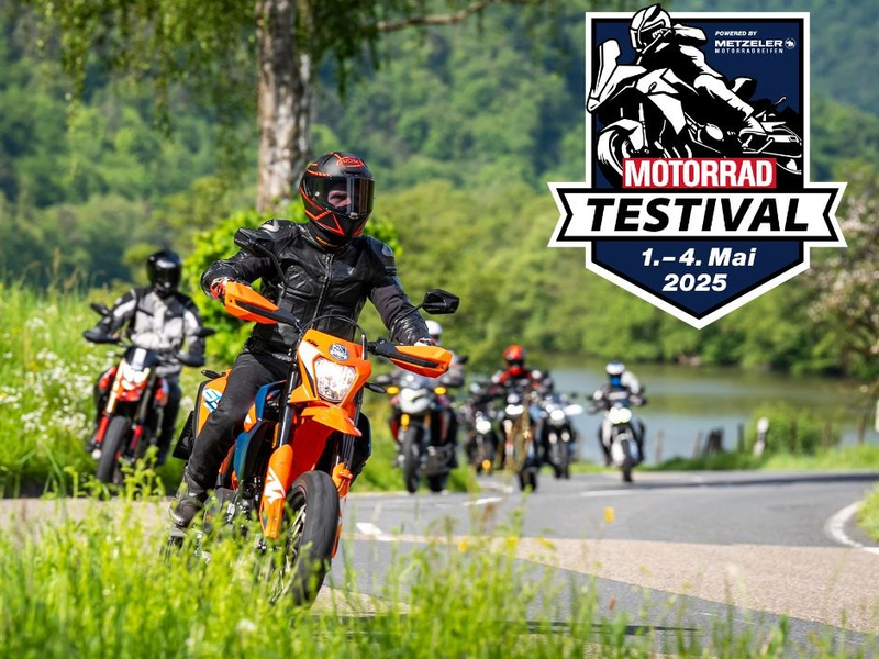 MOTORRAD TESTIVAL: Vier Tage Probefahrten mit Tourguide, Modelle vergleichen, fachsimpeln / Bikes aus zehn Kategorien zur Auswahl - Foto: presseportal.de