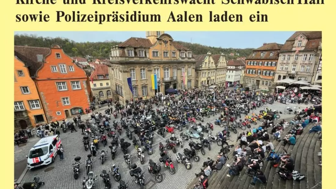 POL-AA: Landkreis Schwäbisch Hall: Biker-Gottesdienst - für mehr Sicherheit über die Kreisgrenzen hinaus - Bild: presseportal.de