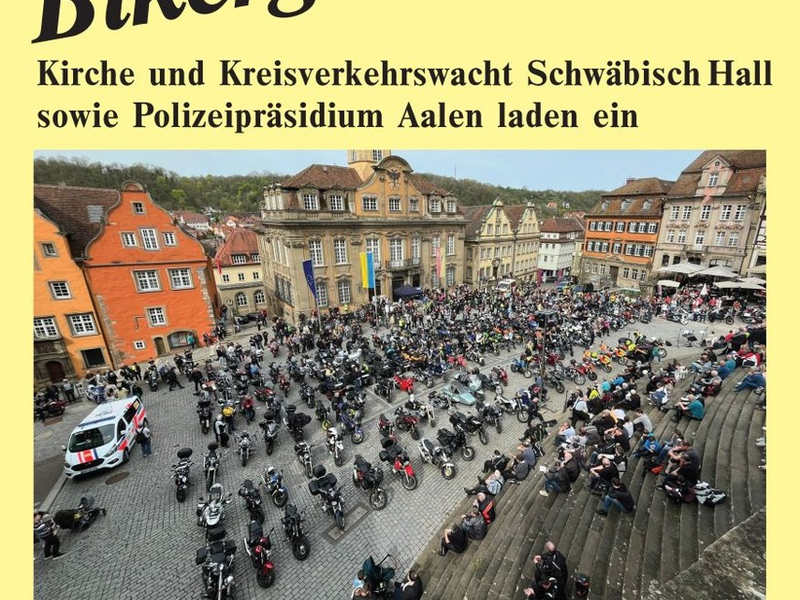 POL-AA: Landkreis Schwäbisch Hall: Biker-Gottesdienst - für mehr Sicherheit über die Kreisgrenzen hinaus - Foto: presseportal.de
