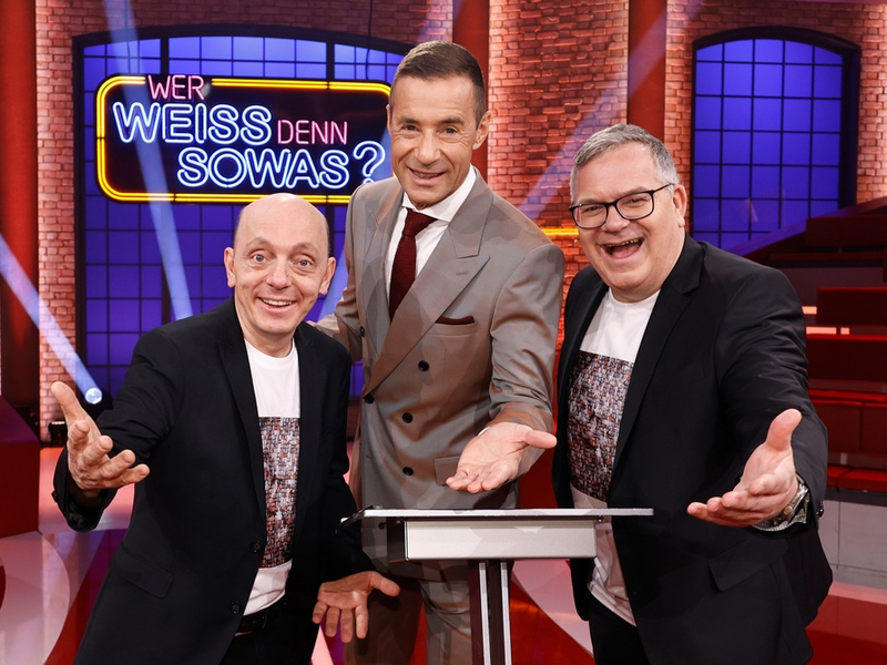 Die fantastischen Drei von Wer weiß denn sowas? verabschieden sich mit einer erneuten Rekordstaffel in die Sommerpause - Foto: presseportal.de