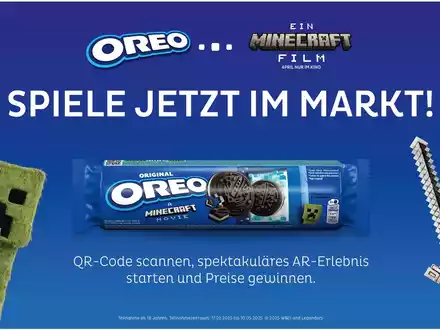 OREO x Ein Minecraft Film Experience / So wird der Wocheneinkauf zum spielerischen Abenteuer: die OREO x EIN MINECRAFT FILM Experience - Foto: presseportal.de