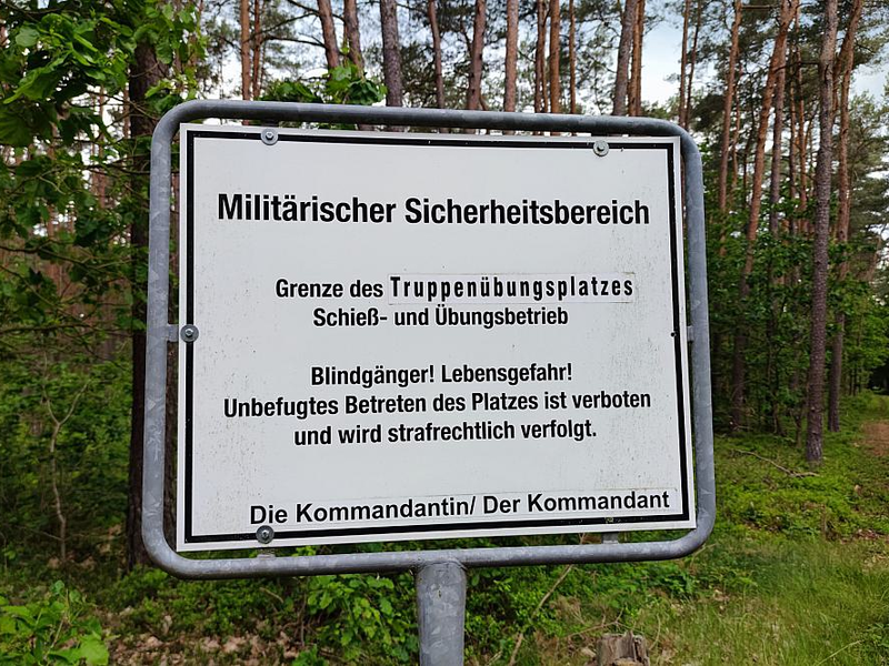 Militärischer Sicherheitsbereich (Archiv) - Foto: über dts Nachrichtenagentur