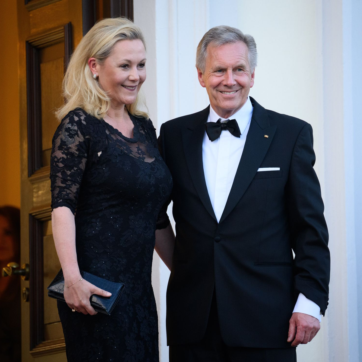 Im Mai 2024 waren die Wulffs noch gemeinsam bei einem Staatsbankett im Schloss Bellevue. - Foto: Bernd von Jutrczenka/dpa