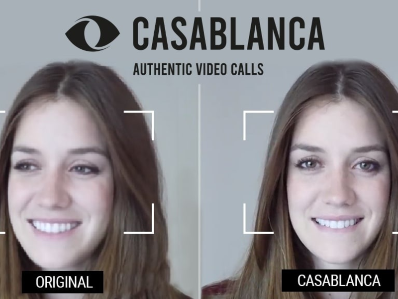 Echter Blickkontakt in Videocalls: deutsches KI-Startup Casablanca endlich mit Enterprise-Produkt - Foto: presseportal.de