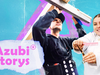 Rauf aufs Dach, hin zum Tiger: Die Doku-Serie „Azubi Storys“ ist mittendrin im Alltag der Auszubildenden - Foto: presseportal.de