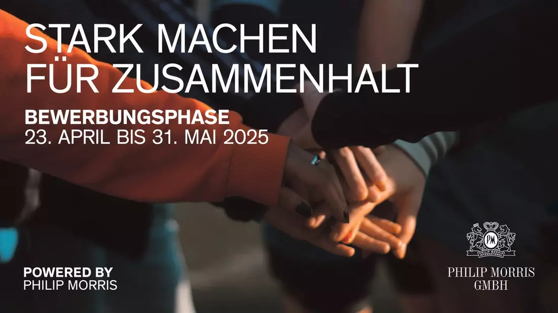 Powered by Philip Morris: Launch der neuen Dachmarke für gesellschaftliches Engagement und Bewerbungsstart für den Award - Bild: presseportal.de