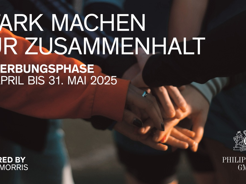 Powered by Philip Morris: Launch der neuen Dachmarke für gesellschaftliches Engagement und Bewerbungsstart für den Award - Foto: presseportal.de