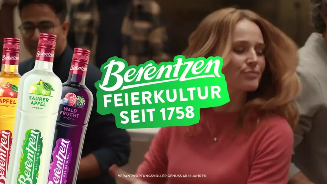 Berentzen feiert TV-Comeback mit innovativer Advanced-TV-Kampagne von Seven.One Media - Bild: presseportal.de