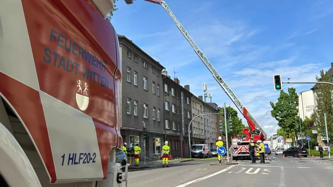 FW Witten: Wohnungsbrand in der Innenstadt - Bild: presseportal.de