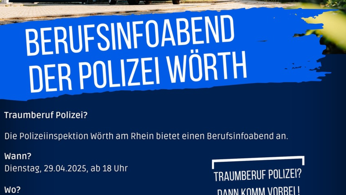 POL-PDLD: Berufsinfoabend Polizei Wörth - Foto: presseportal.de